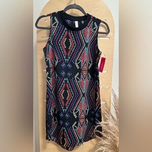 Colorful Black Dress